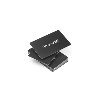 Tarjeta De Proximidad Rfid Safesca Timemoto Black X25uds